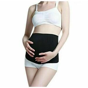 Maternity Pregnancy Support Breathable Waist Toning Belly Band Belt Postpartum M